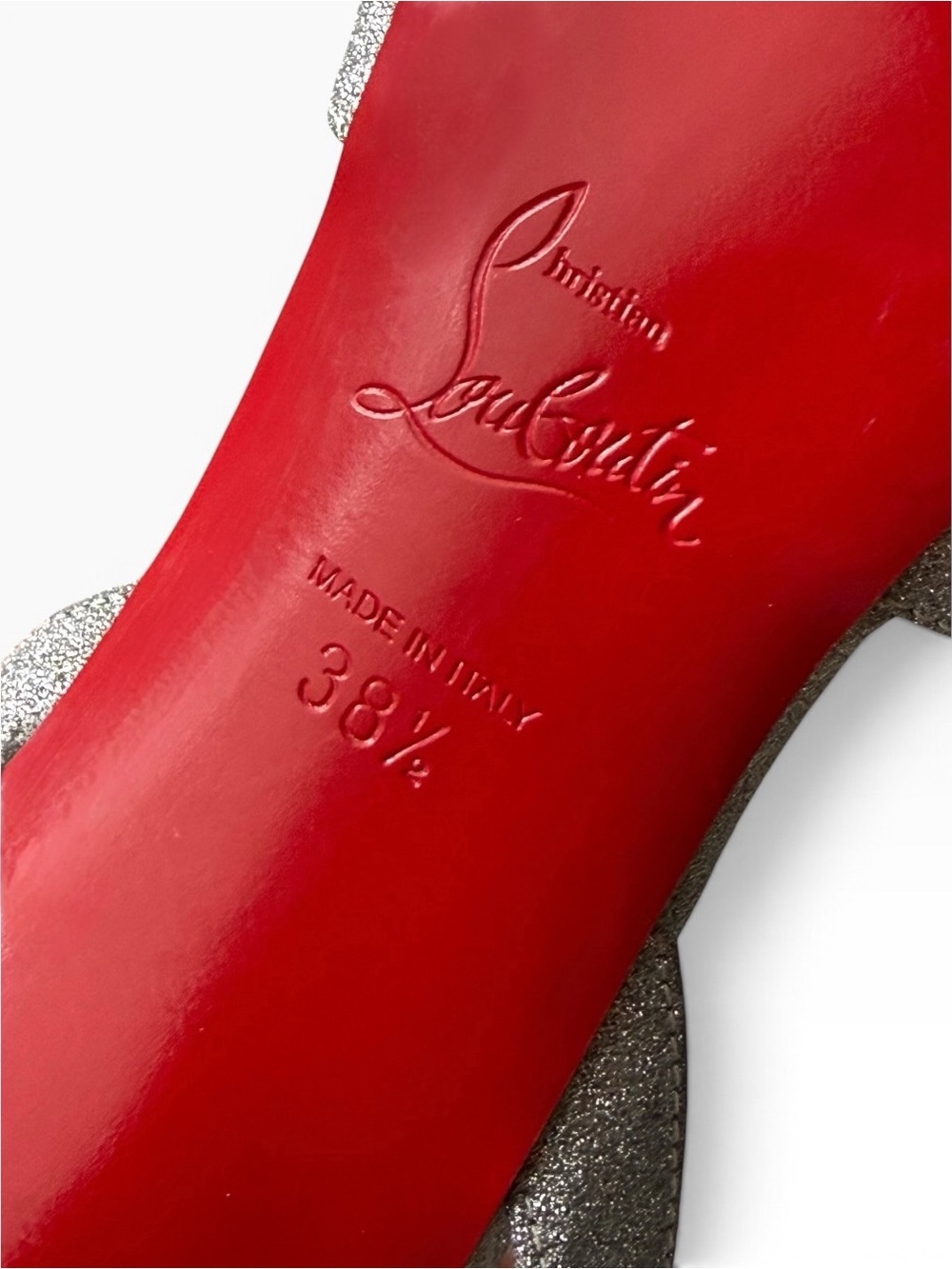 Christian Louboutin Emilie 100 Slingback Sandals - Picture 7 of 12